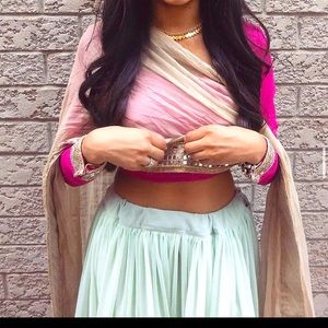 Indian/Pakistani Floral and custom lengha 🌸🌺🥀